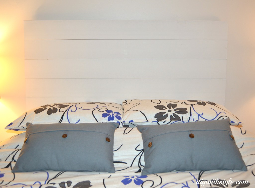 Headboard wood planks wm